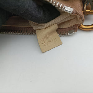Pre-owned Chloe Paddington Pochette Vintage Camel Leather shoulderbag | stylenewstar