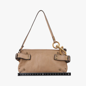 Pre-owned Chloe Paddington Pochette Vintage Camel Leather shoulderbag | stylenewstar