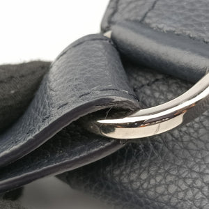Pre-owned Christian Dior Saddle Navy leather shoulderbag | stylenewstar