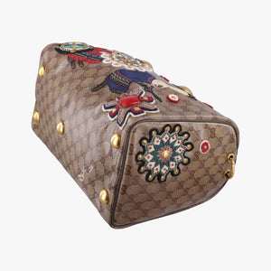 Secondhand Gucci Babushka Multicolour PVC coated canvas 207775 handbag | stylenewstar
