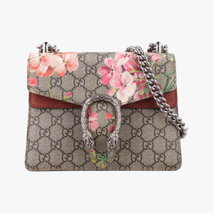 Pre-owned Gucci Dionysus beige×red×Multicolour PVC coated canvas × suede 421970 shoulderbag | stylenewstar