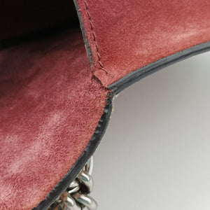 Pre-owned Gucci Dionysus beige×red×Multicolour PVC coated canvas × suede 421970 shoulderbag | stylenewstar