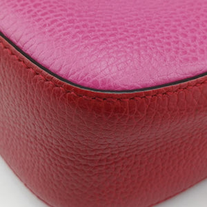 Pre-owned Gucci Soho Rose x red Leather 431567 shoulderbag | stylenewstar