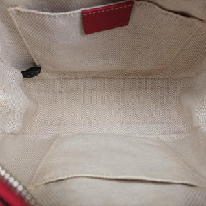 Pre-owned Gucci Soho Rose x red Leather 431567 shoulderbag | stylenewstar