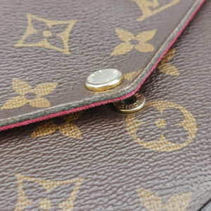 Pre-owned Louis Vuitton Pochette Felicie Brown Monogram Canvas M61276 shoulderbag | stylenewstar