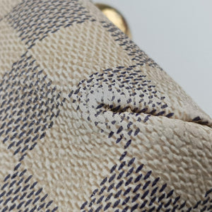 Pre-owned Louis Vuitton Cabas MM Azur Damier Canvas N41375 shoulderbag | stylenewstar