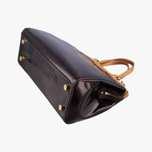 Pre-owned Louis Vuitton Brea MM AMARANTE Vernis M91619 shoulderbag | stylenewstar