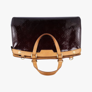 Pre-owned Louis Vuitton Brea MM AMARANTE Vernis M91619 shoulderbag | stylenewstar