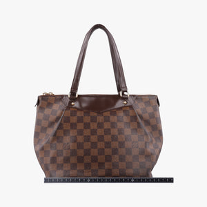 Pre-owned Louis Vuitton WESTMINSTER GM EBENE Damier Canvas N41103 shoulderbag | stylenewstar