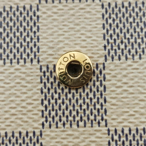 Secondhand Louis Vuitton Pochette FeLICIE AZUR Damier Canvas N63106 shoulderbag | stylenewstar