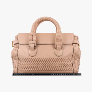 Pre-owned Gucci Medium Handmade Top Beige leather 263945 handbag | stylenewstar