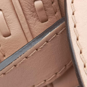 Pre-owned Gucci Medium Handmade Top Beige leather 263945 handbag | stylenewstar