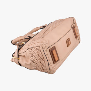 Pre-owned Gucci Medium Handmade Top Beige leather 263945 handbag | stylenewstar