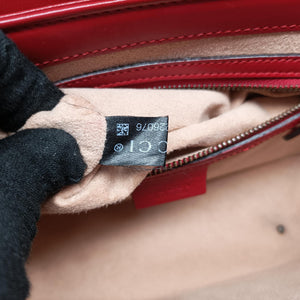 Pre-owned Gucci Queen Margaret White×Red×Blue×Pink Leather 476541 shoulderbag | stylenewstar