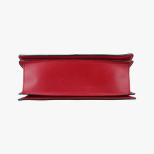 Pre-owned Gucci Queen Margaret White×Red×Blue×Pink Leather 476541 shoulderbag | stylenewstar