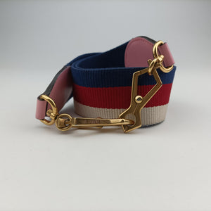 Pre-owned Gucci Queen Margaret White×Red×Blue×Pink Leather 476541 shoulderbag | stylenewstar