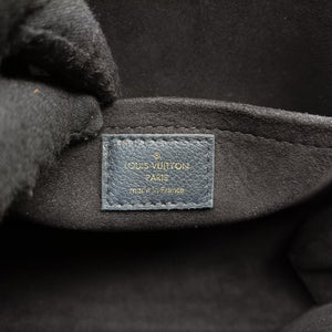 Vintage Louis Vuitton MARIGNAN brown×black Monogram Canvas×calf leather M44259 shoulderbag | stylenewstar