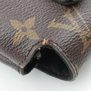 Vintage Louis Vuitton MARIGNAN brown×black Monogram Canvas×calf leather M44259 shoulderbag | stylenewstar