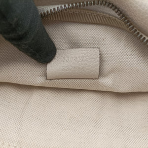 Secondhand Gucci Print White Leather 530412 bum bag/waist bag | stylenewstar