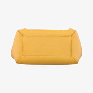 Vintage Celine Belt NANO Yellow Leather shoulderbag | stylenewstar