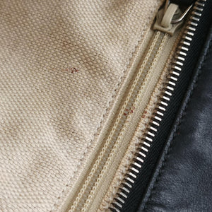 Pre-owned Gucci GG Canvas Web Sherry Line Tote Black Leather×Canvas 308928 handbag | stylenewstar