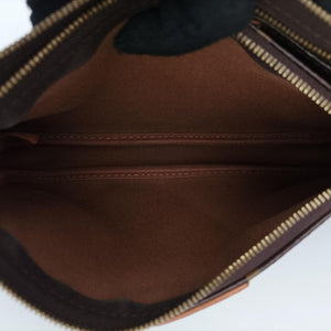Pre-owned Louis Vuitton Multi Pochette Accessoir brown×khaki Monogram Canvas M44813 shoulderbag | stylenewstar