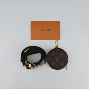 Pre-owned Louis Vuitton Multi Pochette Accessoir brown×khaki Monogram Canvas M44813 shoulderbag | stylenewstar