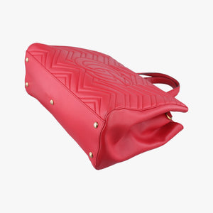 Secondhand Gucci GG Marmont Red Leather 443505 shoulderbag | stylenewstar