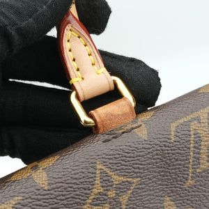 Pre-owned Louis Vuitton MARIGNAN Brown×COQUELICOT Monogram Canvas×calf leather M44286 shoulderbag | stylenewstar