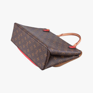 Pre-owned Louis Vuitton MARIGNAN Brown×COQUELICOT Monogram Canvas×calf leather M44286 shoulderbag | stylenewstar
