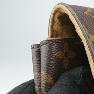 Pre-owned Louis Vuitton MARIGNAN Brown×COQUELICOT Monogram Canvas×calf leather M44544 shoulderbag | stylenewstar