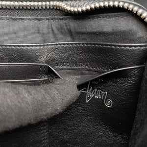 Pre-owned Christian Dior Shawn Stussy collaboration Black Leather shoulderbag | stylenewstar