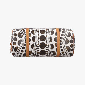 Secondhand Louis Vuitton Papillon GM White × Brown Monogram Pumpkin Dots M40687 shoulderbag | stylenewstar