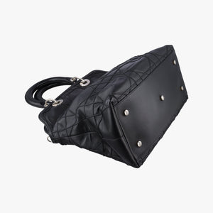 Vintage Christian Dior granville Black lambskin handbag | stylenewstar