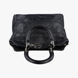 Vintage Christian Dior granville Black lambskin handbag | stylenewstar