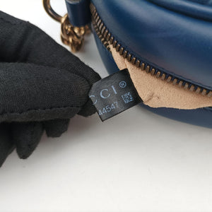 Vintage Gucci GG Marmont Navy×Multicolour Leather 447632 shoulderbag | stylenewstar