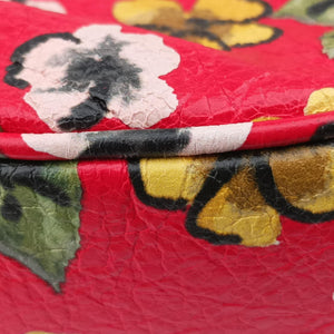 Pre-owned Balenciaga Le Cagole Red × Multicolor lambskin shoulderbag | stylenewstar