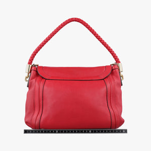 Pre-owned Gucci Bella Red Leather 282301 shoulderbag | stylenewstar