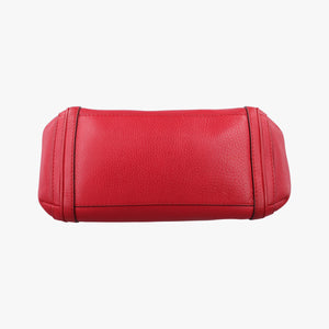 Pre-owned Gucci Bella Red Leather 282301 shoulderbag | stylenewstar