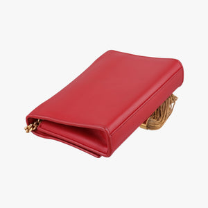 Pre-owned Yves Saint Laurent KATE Red Leather 326076 shoulderbag | stylenewstar