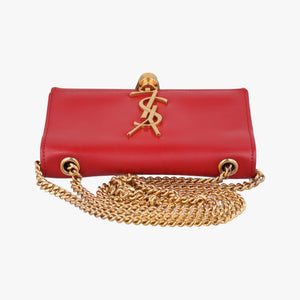 Pre-owned Yves Saint Laurent KATE Red Leather 326076 shoulderbag | stylenewstar