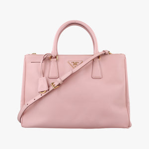 Pre-owned Prada Galleria Pink SAFFIANO Leather BN1786 shoulderbag | stylenewstar