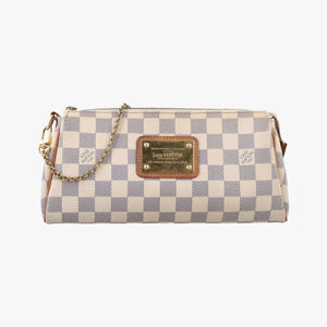 Pre-owned Louis Vuitton EVA AZUR Damier Canvas N55214 shoulderbag | stylenewstar