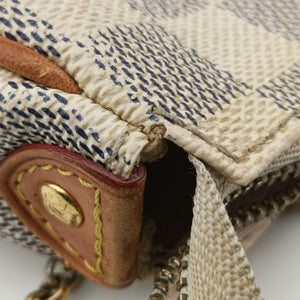 Pre-owned Louis Vuitton EVA AZUR Damier Canvas N55214 shoulderbag | stylenewstar