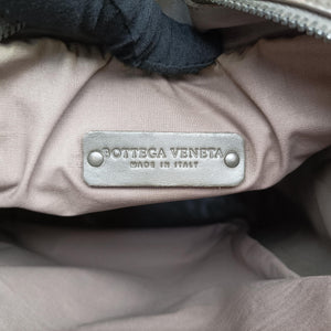 Pre-owned Bottega Veneta Intrecciato Grey lambskin shoulderbag | stylenewstar
