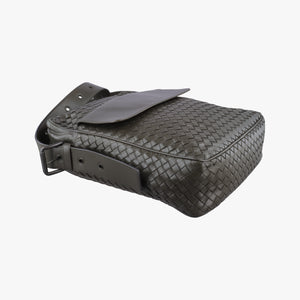 Pre-owned Bottega Veneta Intrecciato Grey lambskin shoulderbag | stylenewstar