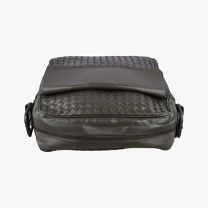 Pre-owned Bottega Veneta Intrecciato Grey lambskin shoulderbag | stylenewstar