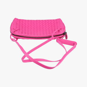 Vintage Bottega Veneta NODINI Intrecciato Rose lambskin shoulderbag | stylenewstar