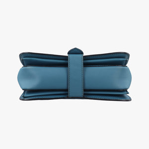 Pre-owned Bottega Veneta Intrecciato Runaway Blue lambskin shoulderbag | stylenewstar