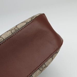 Vintage Gucci Padlock Guccissima Beige×Black PVC coated canvas×Leather 453189 shoulderbag | stylenewstar